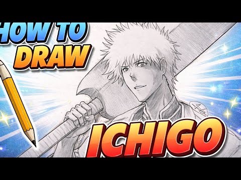 How to Draw Ichigo Kurosaki Step by Step 🔥 | Easy Anime Drawing Tutorial