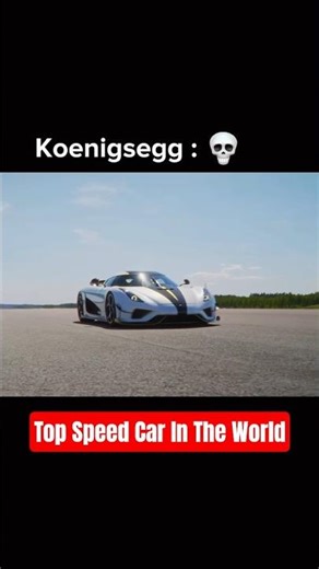 FASTEST Car In the World | 400Km SPEED Koenigsegg #koenigsegg #cars