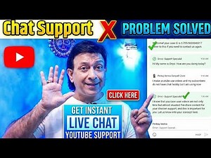 YouTube Support Chat Not Showing? (2025) Official Answer + Channel Recovery [Hindi]