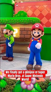 We Finally saw Mario and Luigi at Super Nintendo World