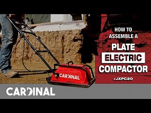 Unboxing, Assembly, and Start Up of an Electric Plate Compactor - eJXPC20