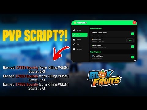 Blox Fruits PvP Hack Script No Key - Gain Bounty Easily With this Script!!