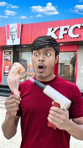 Can I Cook Steak in a KFC #challenge #shorts