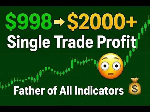 “$998 to $2000+ in ONE Trade 😳 | Father of All Forex Indicators 💰🚀”