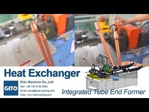 【Copper Pipe End Forming Machine】Tube Straightening & Cutting Integrated