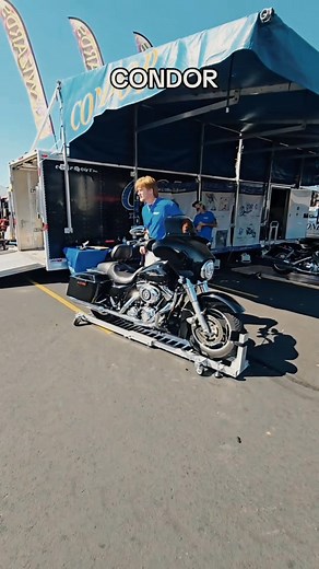 CONDOR Garage Dolly fits ALL Bikes. High Quality Aluminum. Made in USA. #condorproducts #bikelife #motorcycle #fyp #fypシ | CONDOR Products
