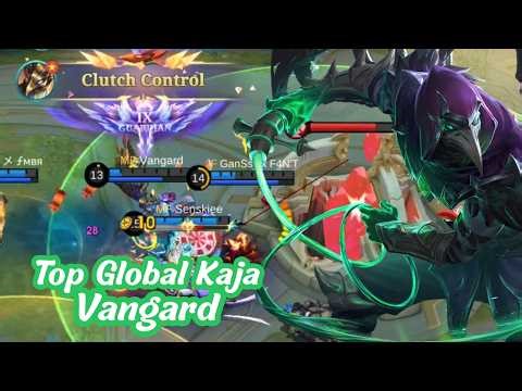 [84.9% WR] Top 1 Global Kaja - Vangard - Mobile Legends Emblem, Build and Gameplay
