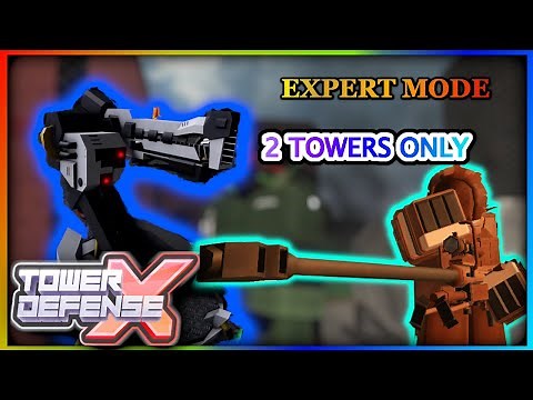 EXPERT MODE WITH ONLY RAILGUNNER AND SNIPER || Roblox TDX