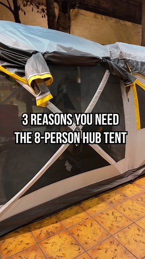 House the whole crew on your next camping trip with the 8 person hub tent! | Bass Pro Shops