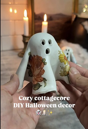 DIY Clay Ghosts for Spooky Halloween Decor