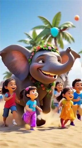 Jungle Dance Song | Elephant & Monkey Funny Dance |