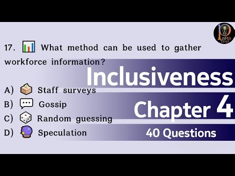 Inclusiveness Chapter 4 Questions