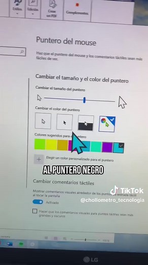 Personaliza el puntero de tu PC fácilmente