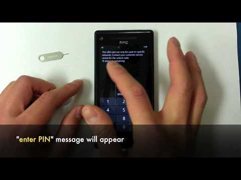 How to Unlock HTC 8X Windows 8 Network by Unlock Code for AT&T, Rogers, T-Mobile, O2