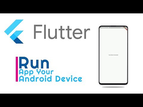 How to run Android Studio App on phone With USB | Flutter Tutorials