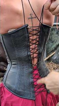 How to lace a brand new corset to fit your waist perfectly.