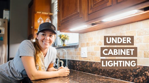 Install under cabinet lighting in one day