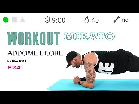 Esercizi Per Addominali A Casa: Workout Addome e Core Per Principianti