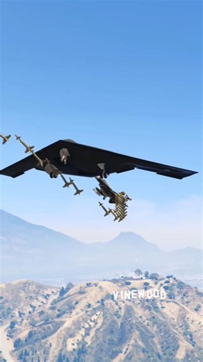 Typically F-16 Bravely Closed To Shot Down B-21 Bomber Gtav