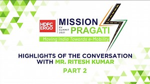 Join Mr Ritesh Kumar in his conversation about how the insurance sector is proceeding with unsecured loans. Tune in to season 1 of the EV Summit - https://bit.ly/3GpvcRB #MissionPragati #EVSummit #eMobility #HDFCERGO | HDFC ERGO General Insurance Company Limited