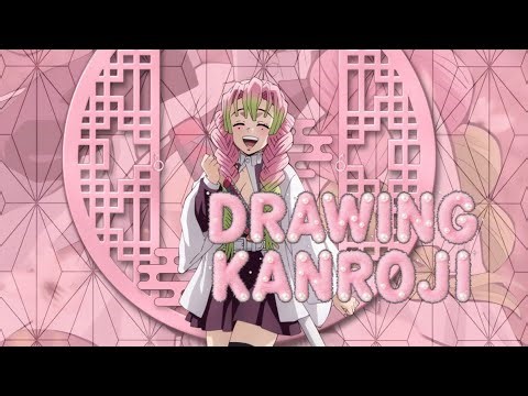 Drawing Mitsuri Kanroji [Line Art Tutorial]