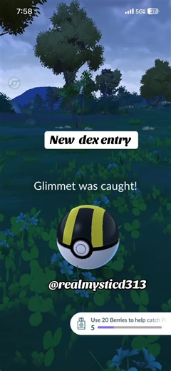 New dex entry #pokemongo #pokemon #mysticd313 #fyp