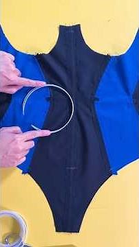 How to add boning to corsets and leotards for drag queens #sewingtips #sewingpatterns #corsets #sew