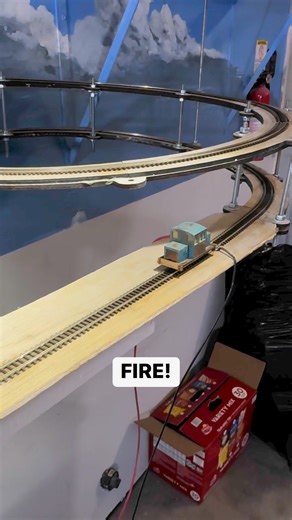 190K views · 1.8K reactions | Fire! #modelrailroading #modelrailways #modeltrains #scalemodels #miniatures #kitbash #lasercutting #narrowgauge #narrowgaugerailway #details #trainset #hoscale #hotrains #ammobymigjimenez #miniature #miniaturesofinstagram #miniatures #xtool #xtoolS1 | Dirt Spot.7 | Facebook