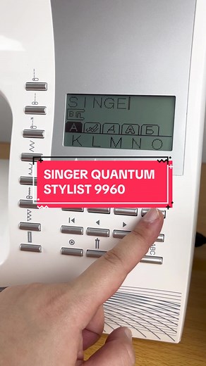 Mesin Jahit Digital Singer Quantum Stylist 9960 Untuk Sultans