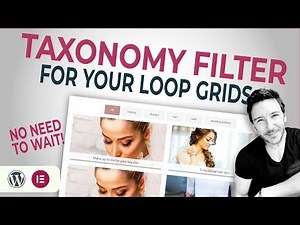 How to make a Filterable Loop Grid Tempate in Elementor