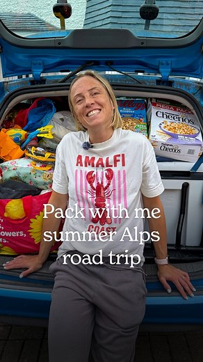 87K views · 234 reactions | Pack with me summer alps road trip ⛰️...