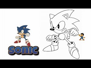 Draw Sonic the Hedgehog | Fast, Fun, Step-by-Step Drawing