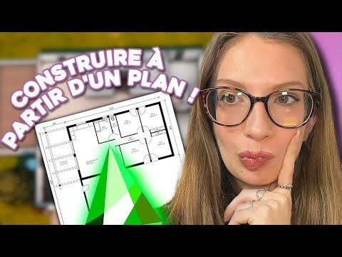 I'm building a house from a blueprint! Sims 4 Construction Challenge