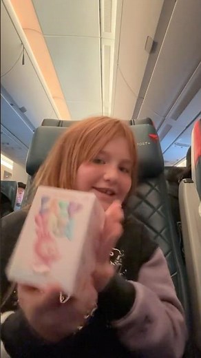LABUBUS on an AiRPLANE?! opening rare labubu toys with Adley and Dad while flying back to Utah!