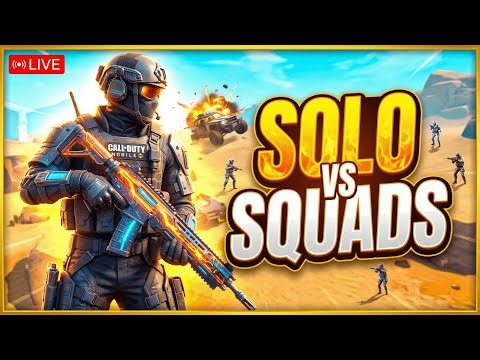 SOLO vs SQUAD'S | Intense COD Mobile Practice Session Live