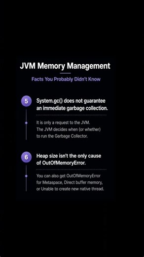 JVM memory management #coding #systemdesign #java #javadeveloper #springboot