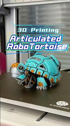 This Robot Turtle Looks unreal, I couldn’t believe it was only four colors at the beginning #robot