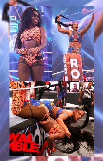 it's moments like this that make me want a match between bianca and naomi. both of them are so athletic and that match is my dream match #wwe #biancabelair #naomiwwe #fyp #emperor_smith5