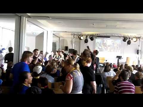 Galacon 2012: Before Charity Auction - singing Winter Wrap Up