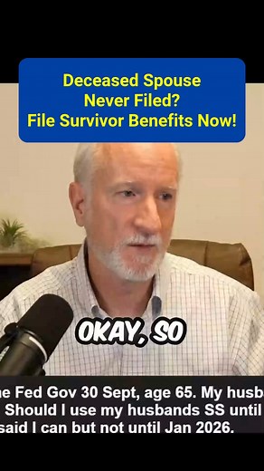Deceased Spouse Never Filed? File Survivor Benefits Now! #socialsecurity #medicare #retirement | Dr. Ed - Former SSA Manager