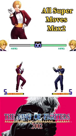 KoF 2002 – All Super Moves MAX2 | Part 7 🔥 Even more MAX2 and classic arcade moments ⚡ Which one is your favorite? 👇 . . #classicgames #kof #retrogaming #arcadegame #rugal