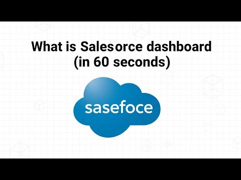 What is Salesforce dashboard (in 60 seconds)