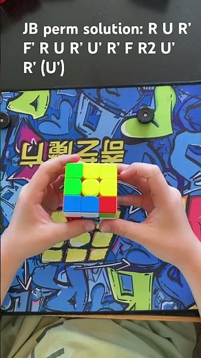 3x3 Rubik’s,JB perm #rubikscube #cubing #cube