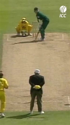 Some Shane Warne magic at CWC 1999 🪄 #Cricket #CricketReels #CWC23 #SAvAUS | ICC - International Cricket Council