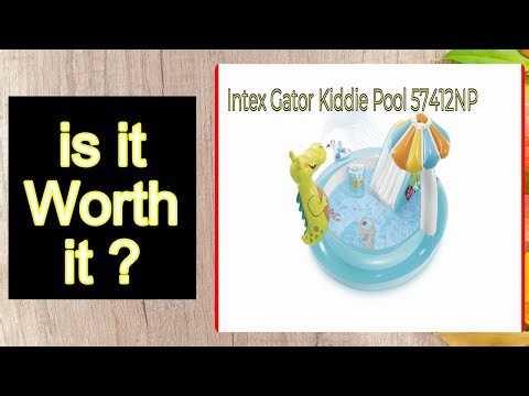 Intex Gator Kiddie Pool 57412NP Features - Important Information
