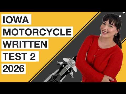 Iowa Motorcycle Written Test 2 2026 (50 Questions with Explained Answers)