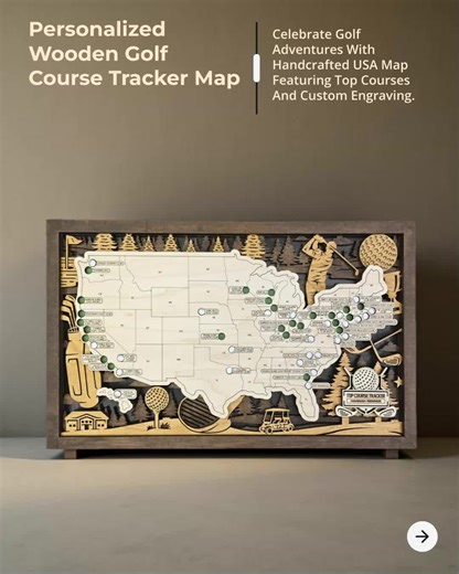 Celebrate your golf journey with our wooden tracker, featuring iconic courses across the USA! 🏌 . . https://adirondackwoodguy.com/products/personalized-wooden-golf-course-tracker-map-usa-top-courses #AdirondackWoodGuy #GolfTikTok #GolfCourseTracker #PersonalizedGolfGift #FathersDayGiftIdeas #AdirondackWoodGuy #golfvacation #golfclub #golfcourse #golfisgreat