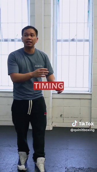 Make them look silly, only defending is not rhythm #boxing