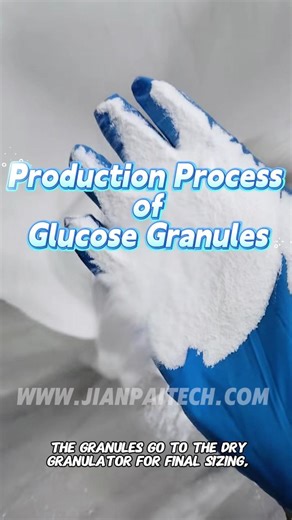 Glucose Granules Production | Wet Granulation & Fluid Bed Drying Process