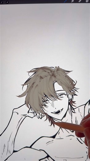 一体、何を描いているの？#デジタルアニメアート #アート #デジタルドロー #描画 #iPadProアート #アニメーション